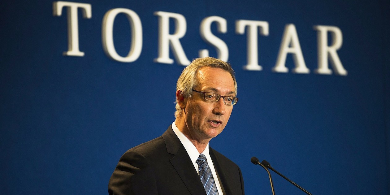 President and CEO of Torstar David Holland (CP, 2014)