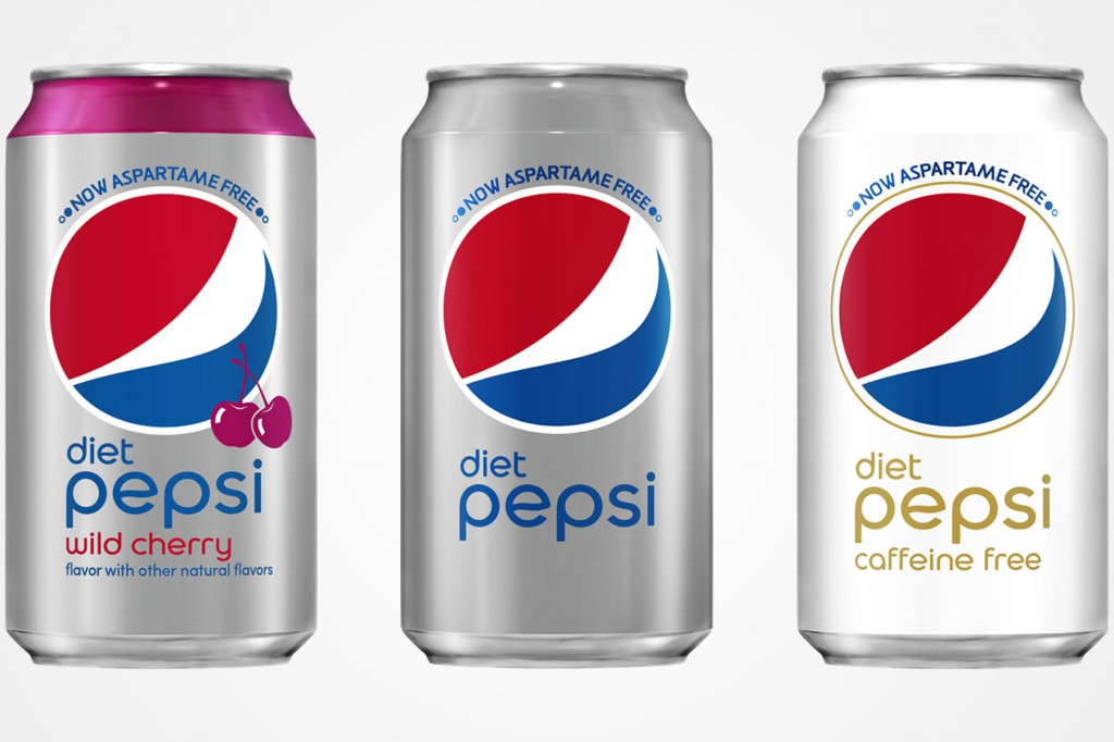 Pepsi Aspartame Free Cans