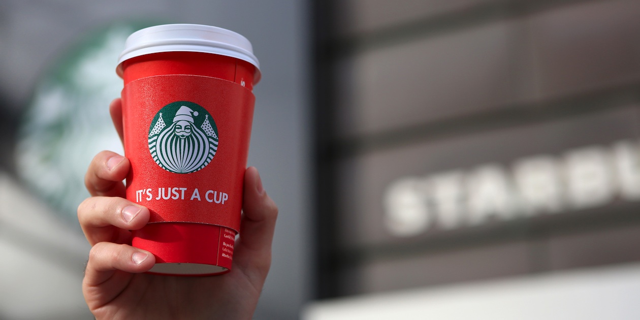 Extreme Group weighs in on Starbucks' red cups