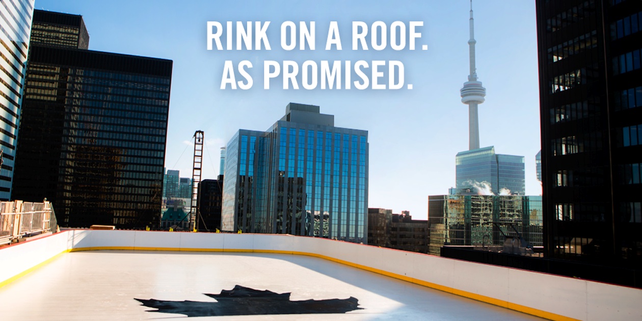 Molson Confirms Rooftop Rink