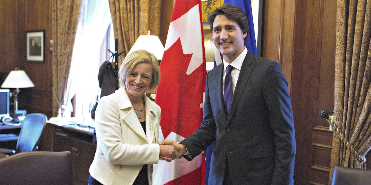 Justin Trudeau, Rachel Notley