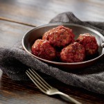 Meatballs with Tomato Basil Sauce