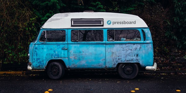 volkswagon bus - Pressboard