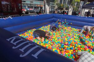 Kijiji Ball Pit Fun at Yonge & Dundas Square