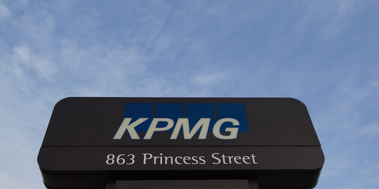 KPMG accounting firm's offices in Kingston, Ont., on March 8, 2016. THE CANADIAN PRESS IMAGES/Lars Hagberg